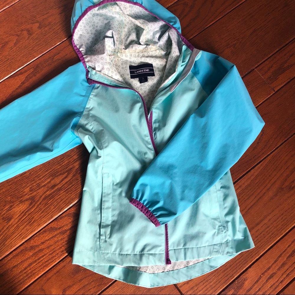 Girls Lands End raincoat